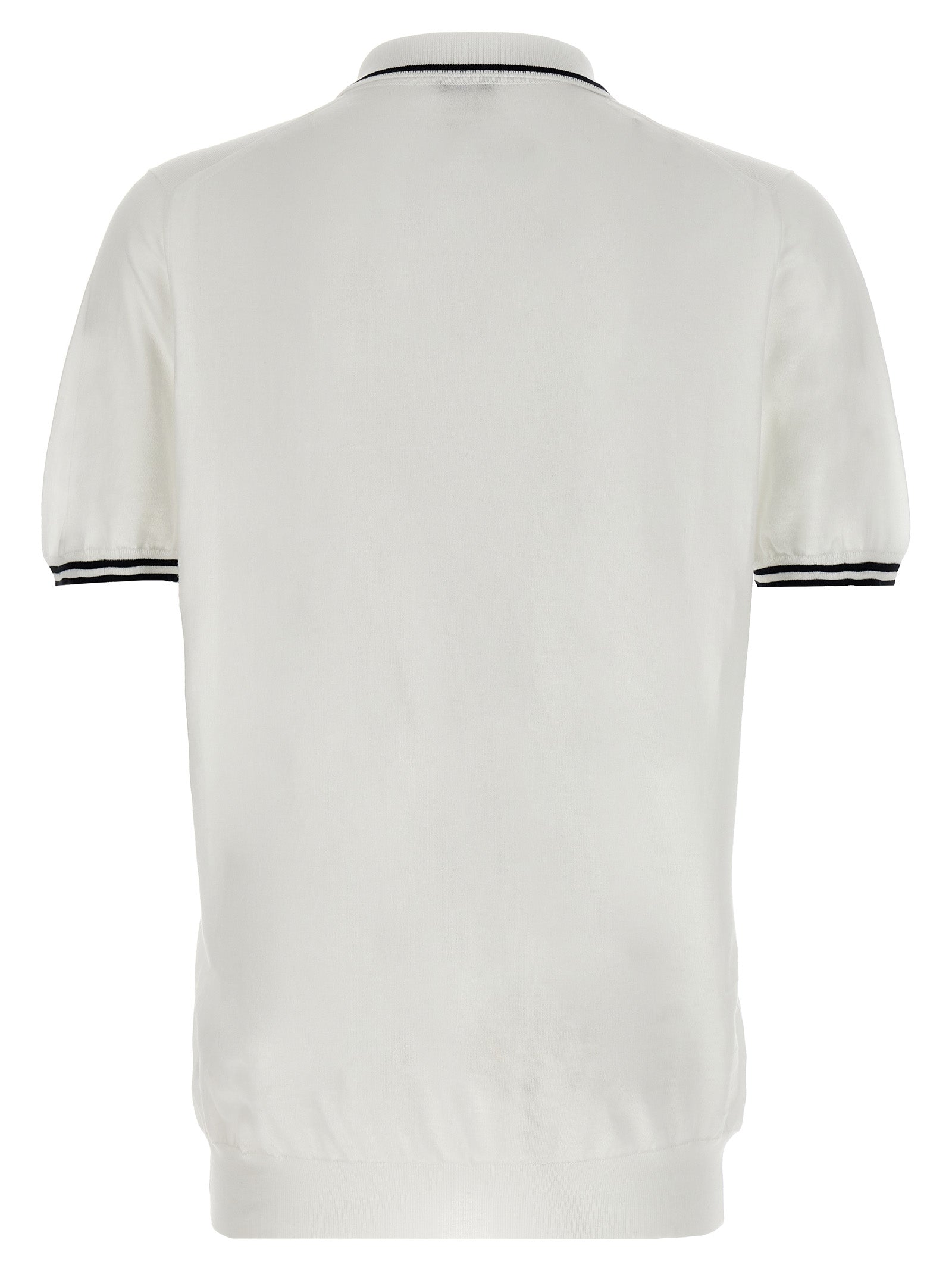 Polo Shirt by Kiton for men in cotton white showcases a enviable silhouette, featuring a refined and for a enviable finish.