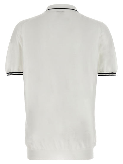 Polo Shirt by Kiton for men in cotton white showcases a enviable silhouette, featuring a refined and for a enviable finish.