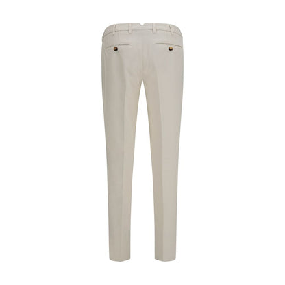 Casual Pants by Brunello Cucinelli for men in cotton white features a refined silhouette with a refined regular-fit, defined by a and a refined long for a refined finish.