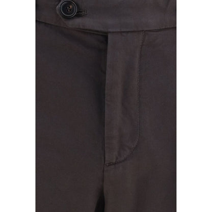 Casual Pants by Brunello Cucinelli for men in cotton brown features an sartorial regular-fit and long with a cut for a sartorial finish.