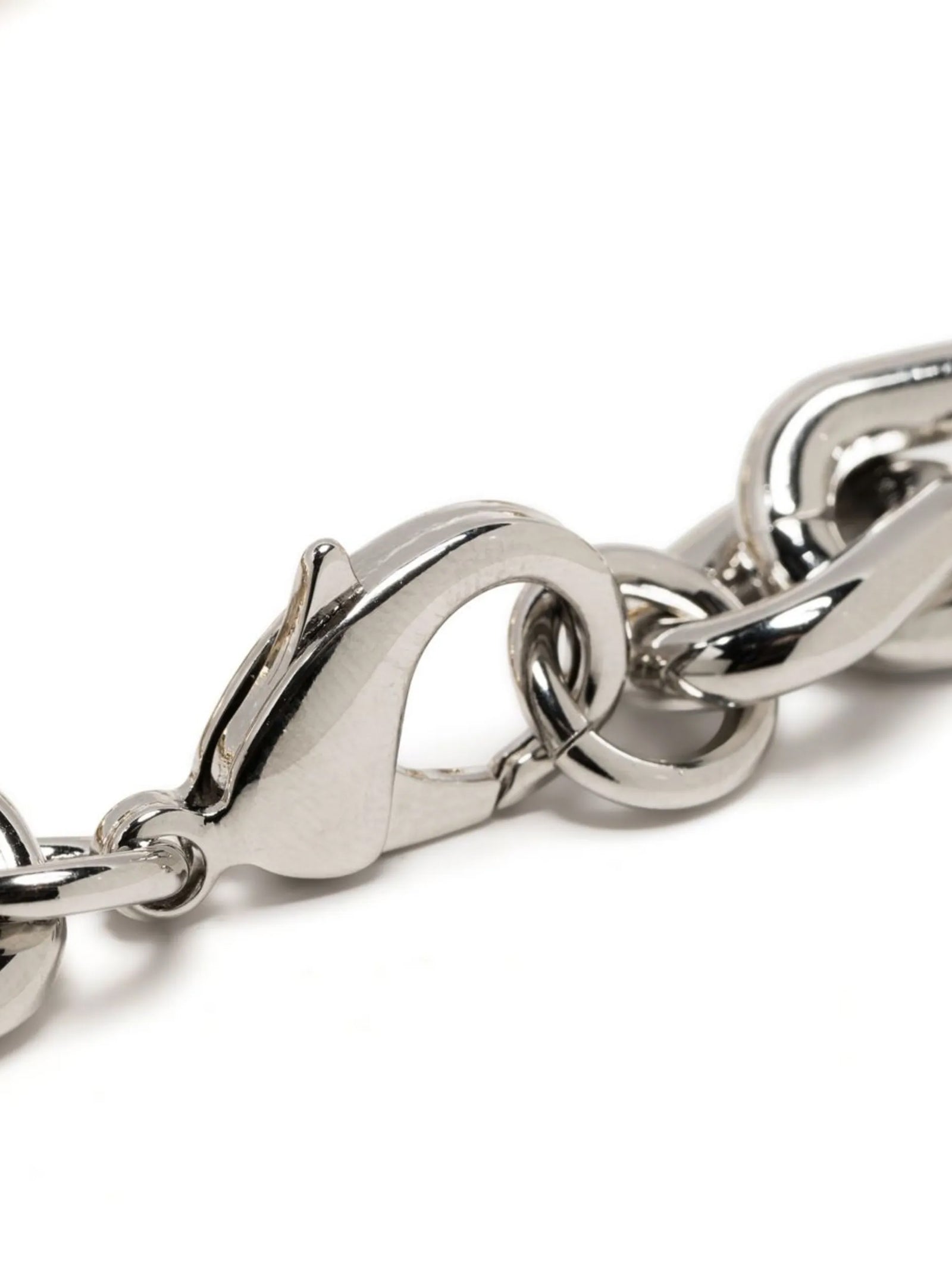 Necklace by Paco Rabanne for women in calfskin leather multicolor features an lustrous silhouette, showcasing the lustrous [Neckline design] and Women's Aluminium & Brass Necklace for a sophisticated, premium look.