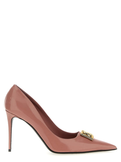 High-Heel Stiletto Pumps Heels by Dolce & Gabbana for women in calfskin leather multicolor & pink features an captivating silhouette, showcasing the elegant Women's Calfskin Leather High-Heel Stiletto Pumps Heels design with a stiletto high-heel and a sophisticated pointed toe style.