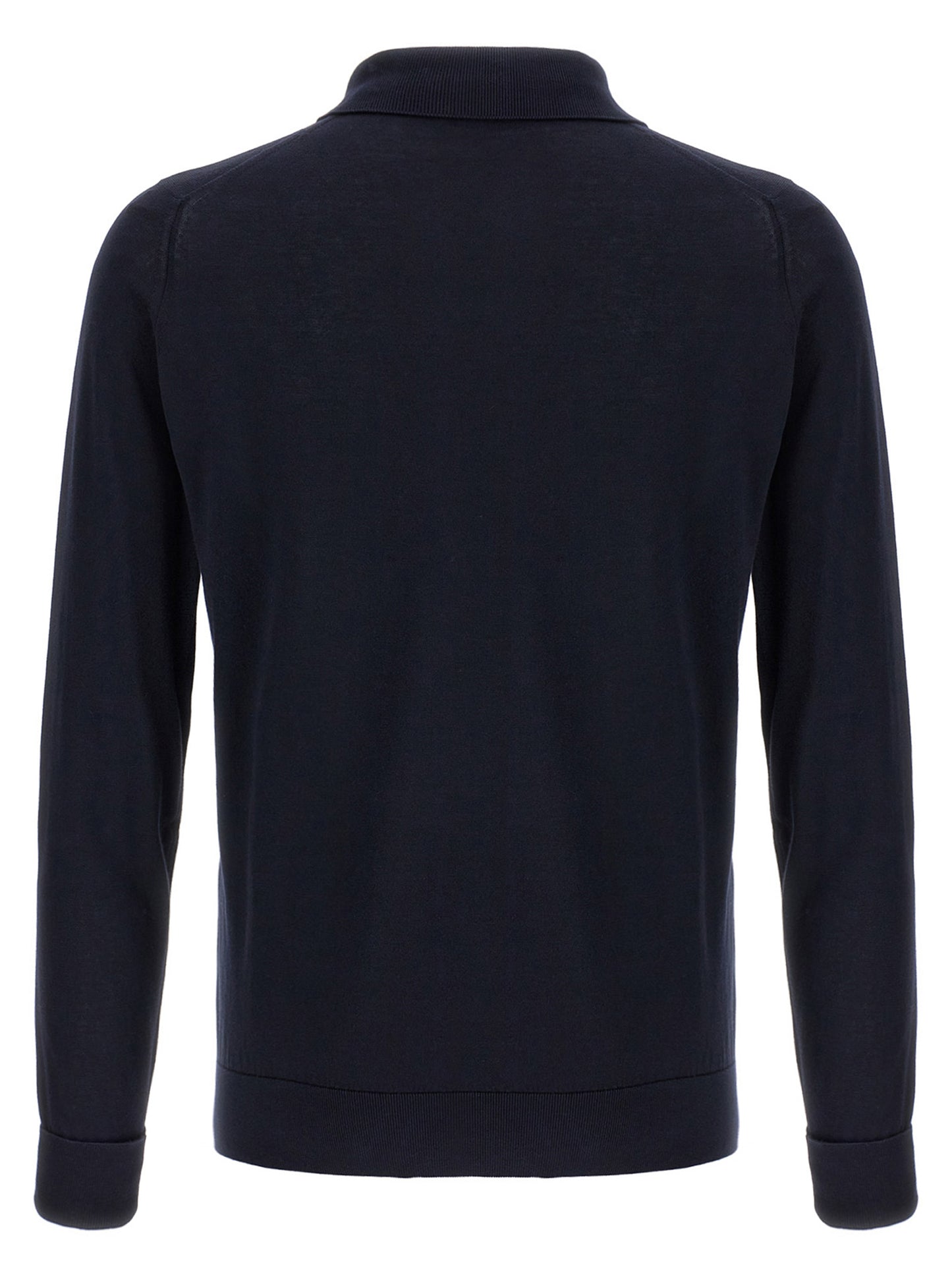 Polo Shirt by JOHN SMEDLEY for men in cotton blue presents a distinguished silhouette, showcasing a sophisticated and distinguished for a truly distinguished finish.