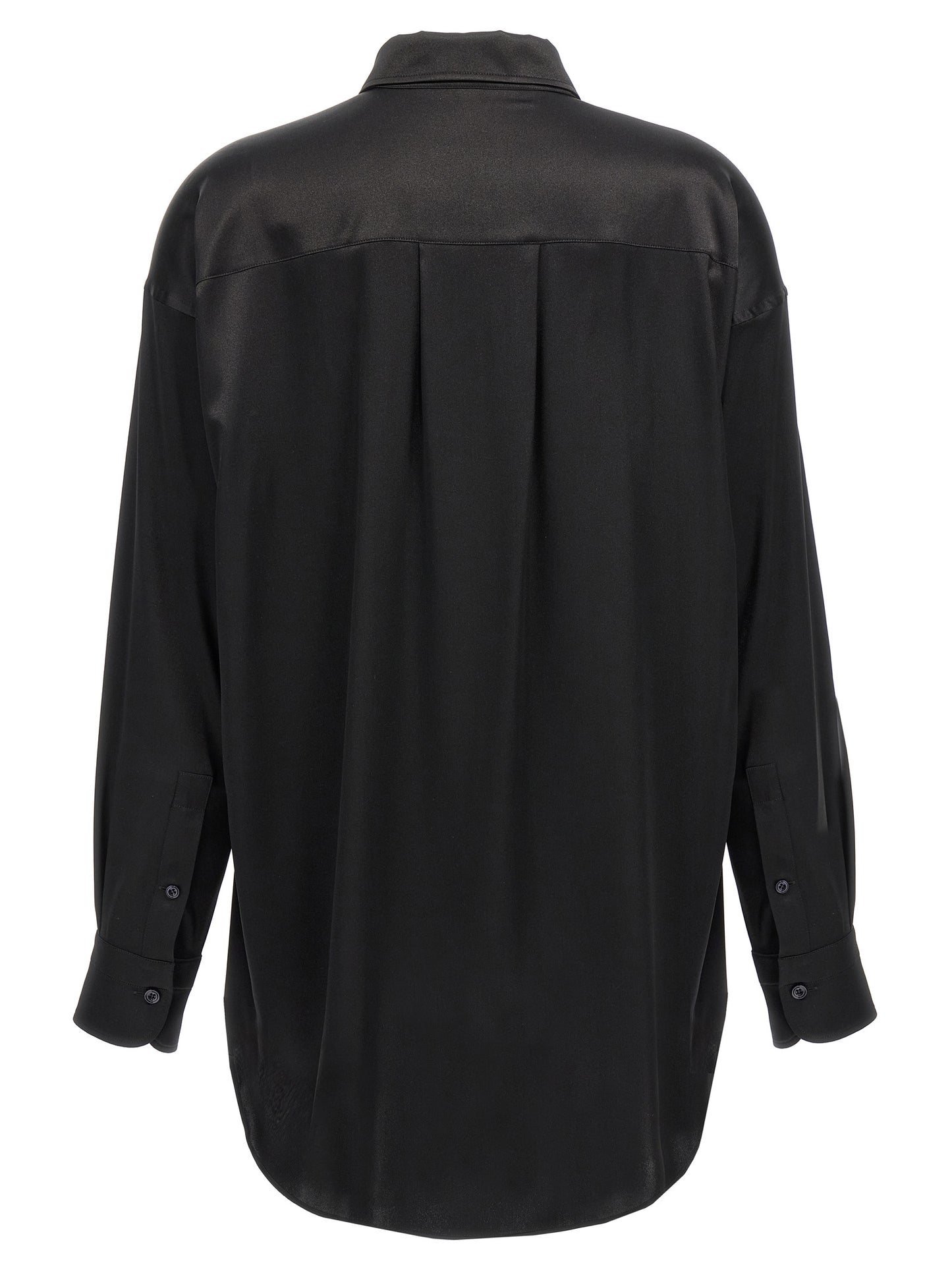 Blouse by Tom Ford for women in silk satin black, featuring a nuanced and nuanced for a sophisticated finish.