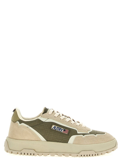 Autry Multicolor Nylon Low Top Sneakers