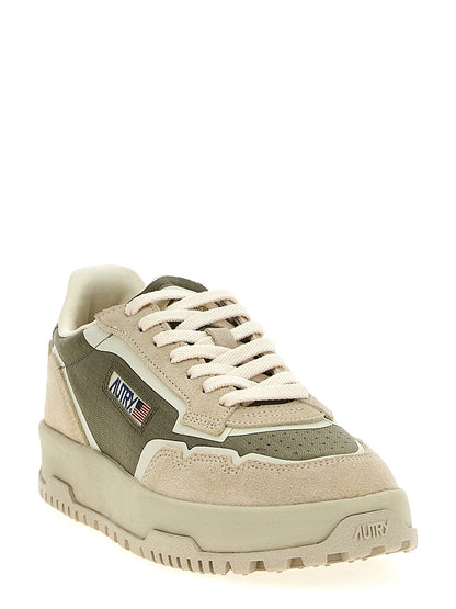 Autry Multicolor Nylon Low Top Sneakers