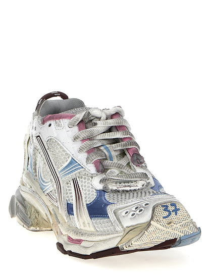 Athletic Sneakers by Balenciaga for women in polyester polyethylene & polyurethane gradient & multicolor features an exquisite silhouette, showcasing the premium athletic style of the Women's Athletic Polyester Polyethylene & Polyurethane Sneakers with an exquisite finish.