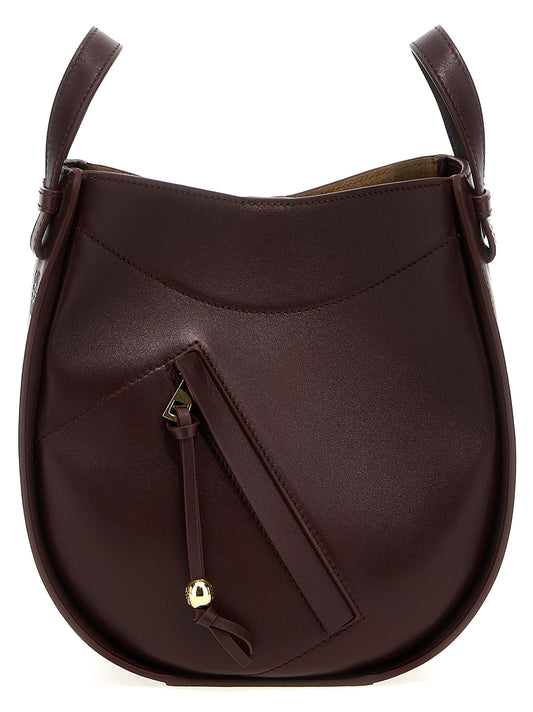 Crossbody Handbag by Loewe for women in calfskin leather bordeaux showcases a versatile sophistication silhouette, featuring a secure zipper & magnetic, versatile sophistication , and versatile crossbody-strap, shoulder-strap & adjustable-strap for a versatile sophistication finish.
