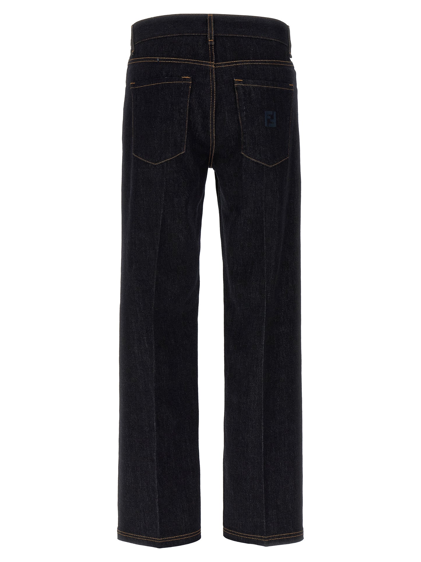 Jeans by Fendi for men in denim cotton blue & signature features an sophisticated and straight-leg with a precise long, creating a sophisticated and sophisticated silhouette.