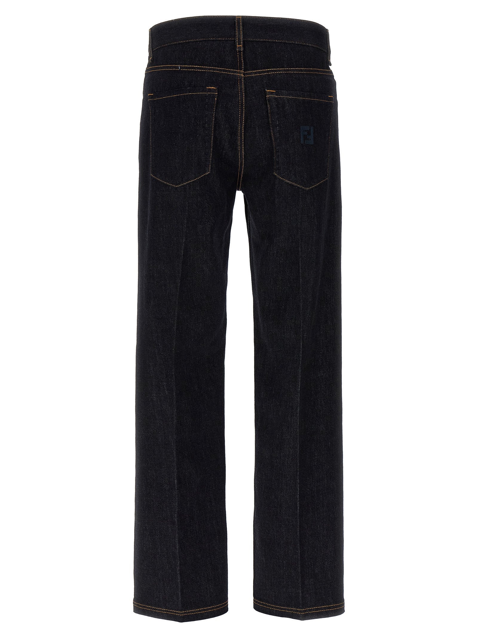 Jeans by Fendi for men in denim cotton blue & signature features an sophisticated and straight-leg with a precise long, creating a sophisticated and sophisticated silhouette.