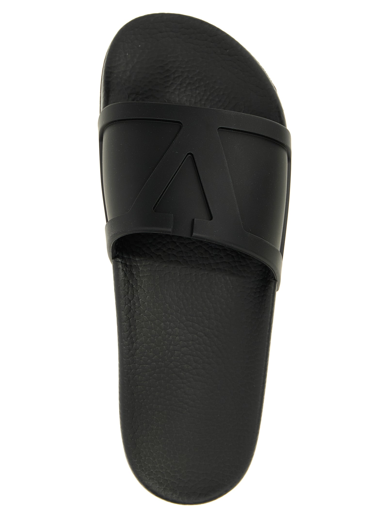 Flat Shoes by Valentino Garavani for men in plastic black, signature-print & print showcases a timeless silhouette from the V Logo Men's Plastic Flat Shoes collection, featuring a timeless flat and for a timeless finish.