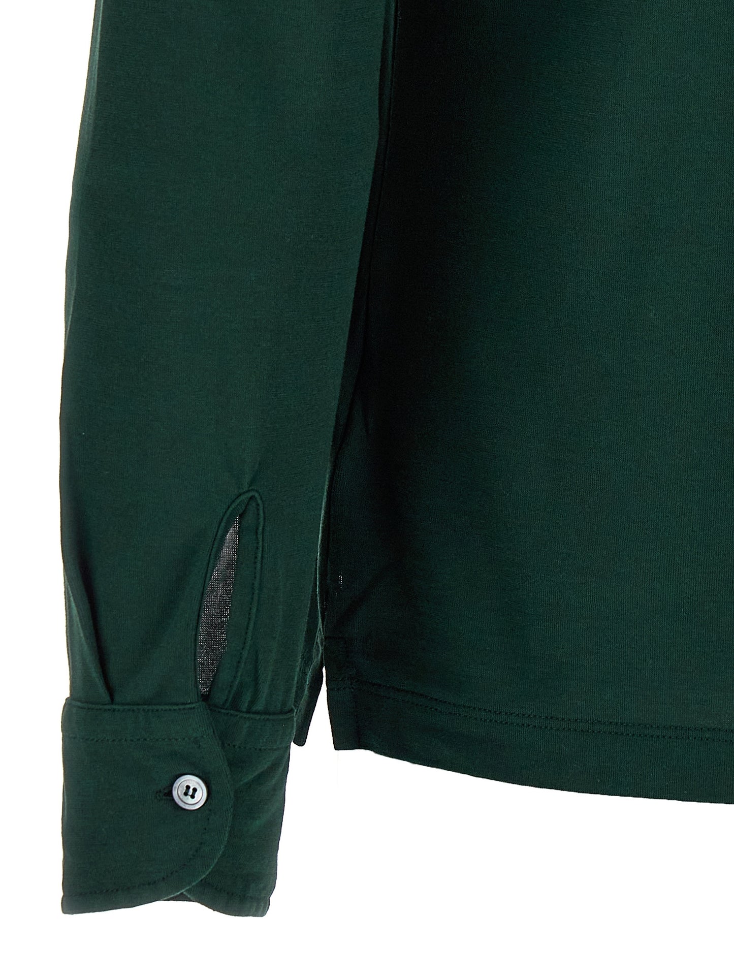 Blouse by ZANONE for men in cotton bicolour & green features an polished silhouette, showcasing a sophisticated and detail for a truly polished finish.