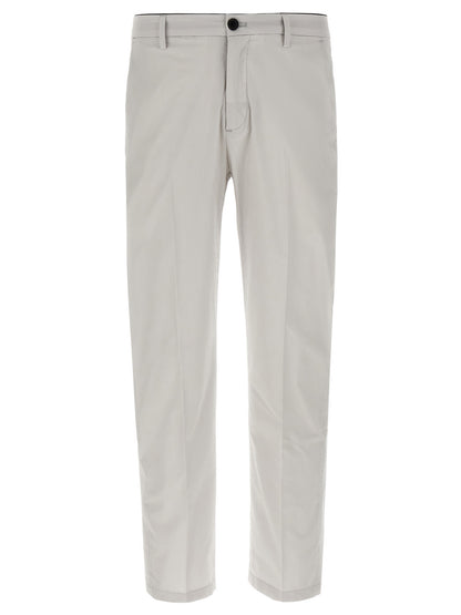 Trousers by Department 5 for men in stretch cotton gray presents a smart silhouette, meticulously detailed with a smart cropped, a smart cropped, and a smart .