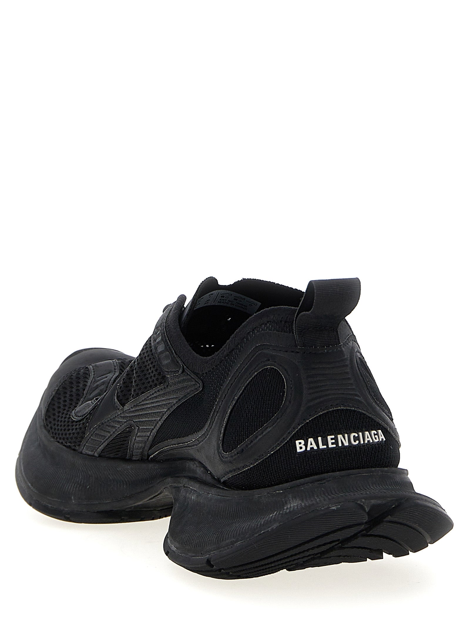 Athletic Sneakers by Balenciaga for men in tu polyester polyurethane & nylon black features an effortless chic silhouette, showcasing the signature athletic style of the Men's Athletic TU Polyester Polyurethane & Nylon Sneakers collection with a truly effortless chic finish.