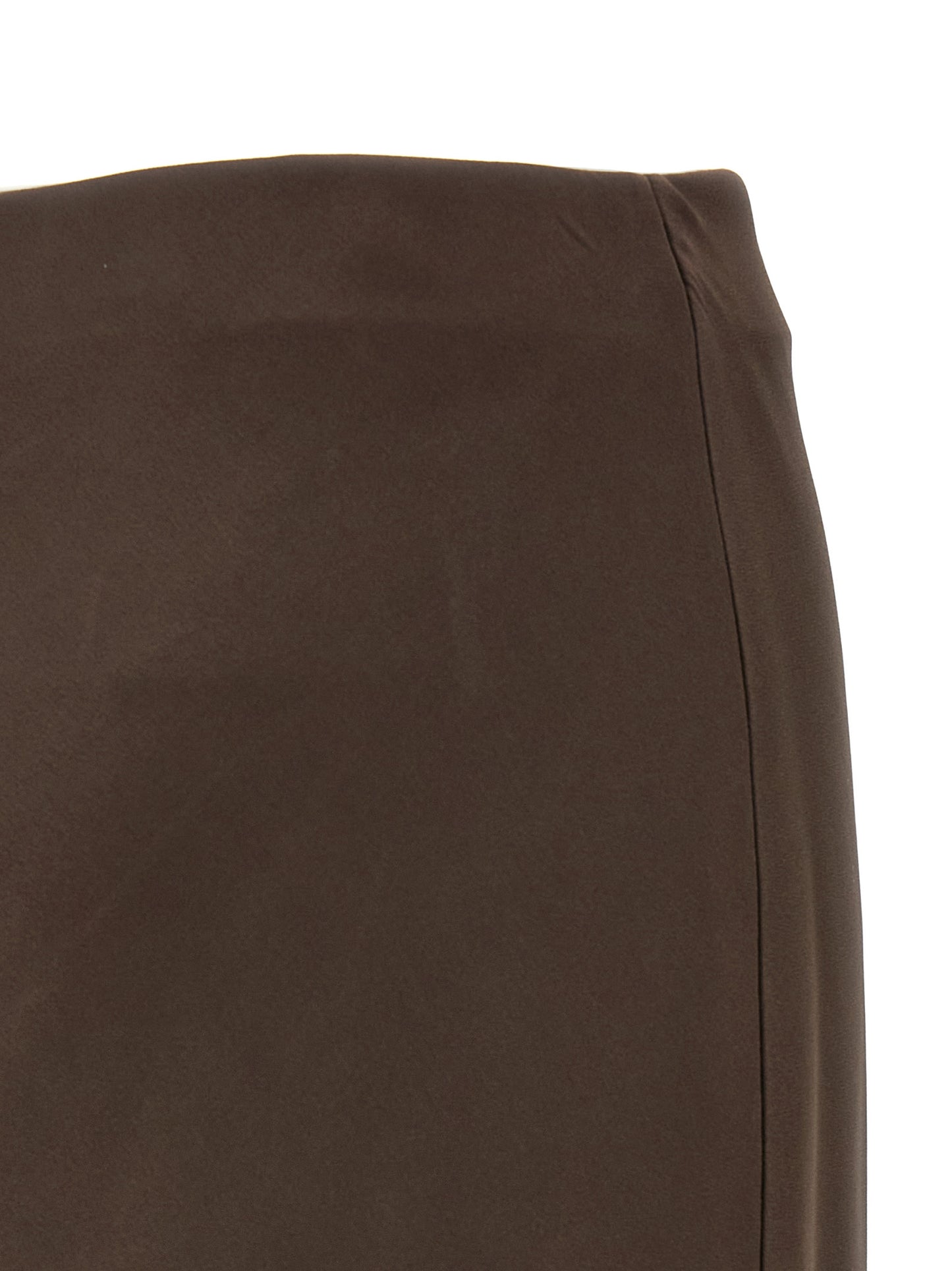 Skirt by Brunello Cucinelli for women in acetate & viscose brown features a sublime silhouette, showcasing the sublime design of the Women's Acetate & Viscose Skirt in a sophisticated mini.