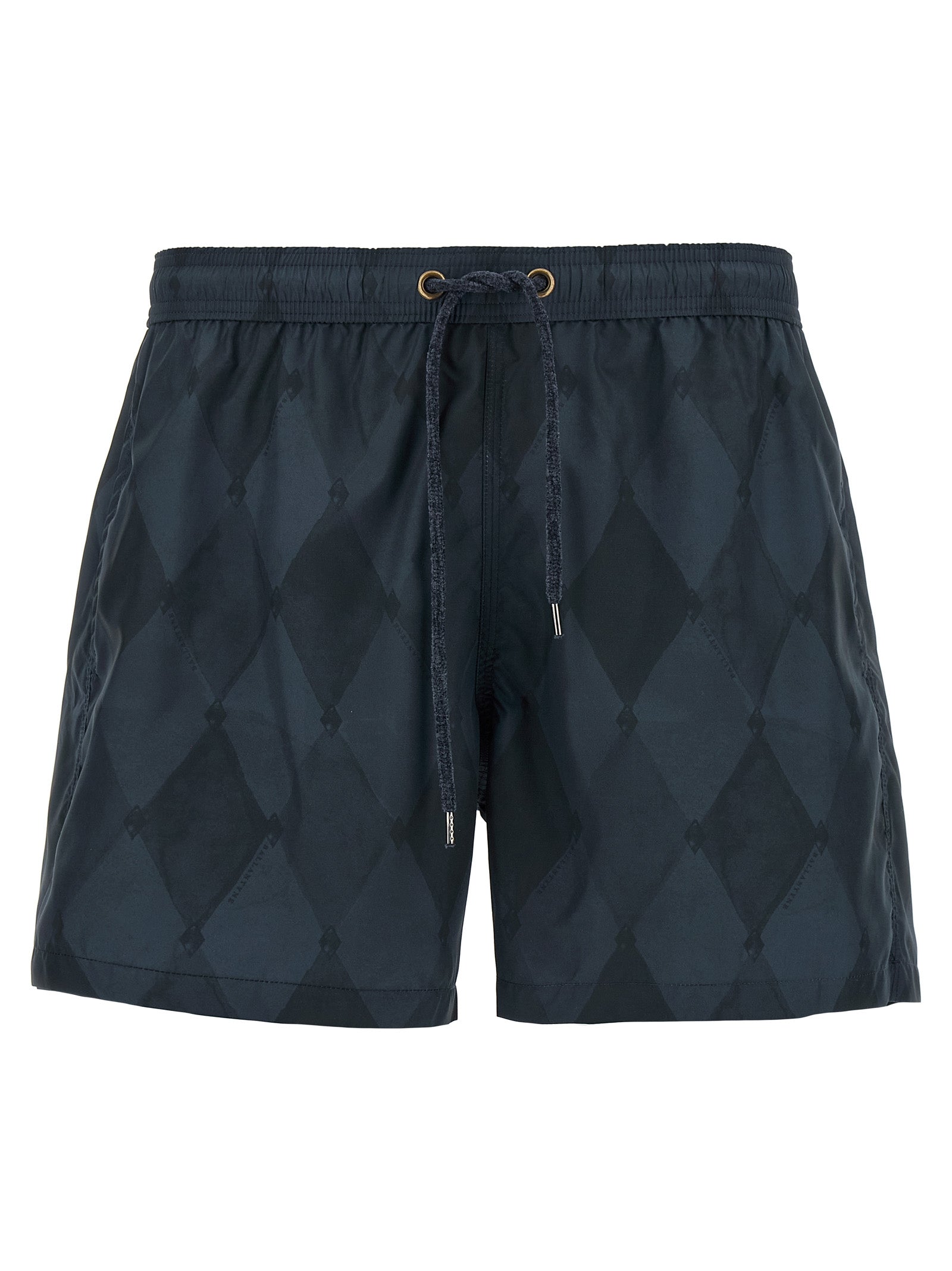Swim Shorts from Ballantyne for men in polyester blue & patterned features an sleek silhouette, showcasing the distinct style of the Men's Polyester Swim Shorts collection.