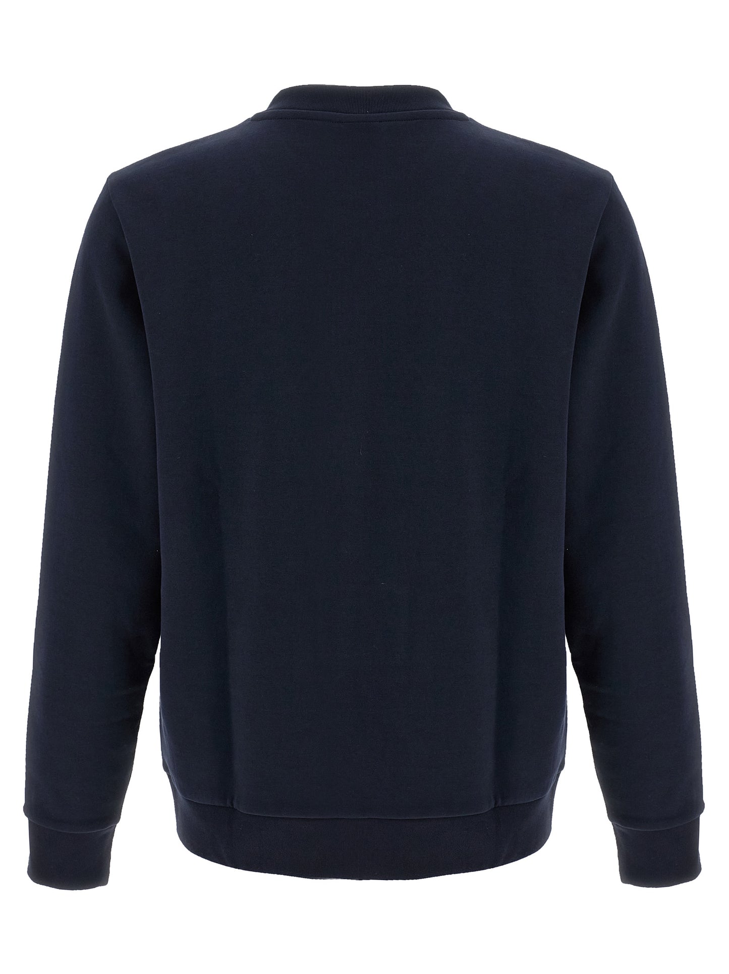 Sweatshirt by Hugo Boss for men in cotton polyester blue features an magnificent silhouette, showcasing a sophisticated crew neckline and detail for a truly magnificent finish.