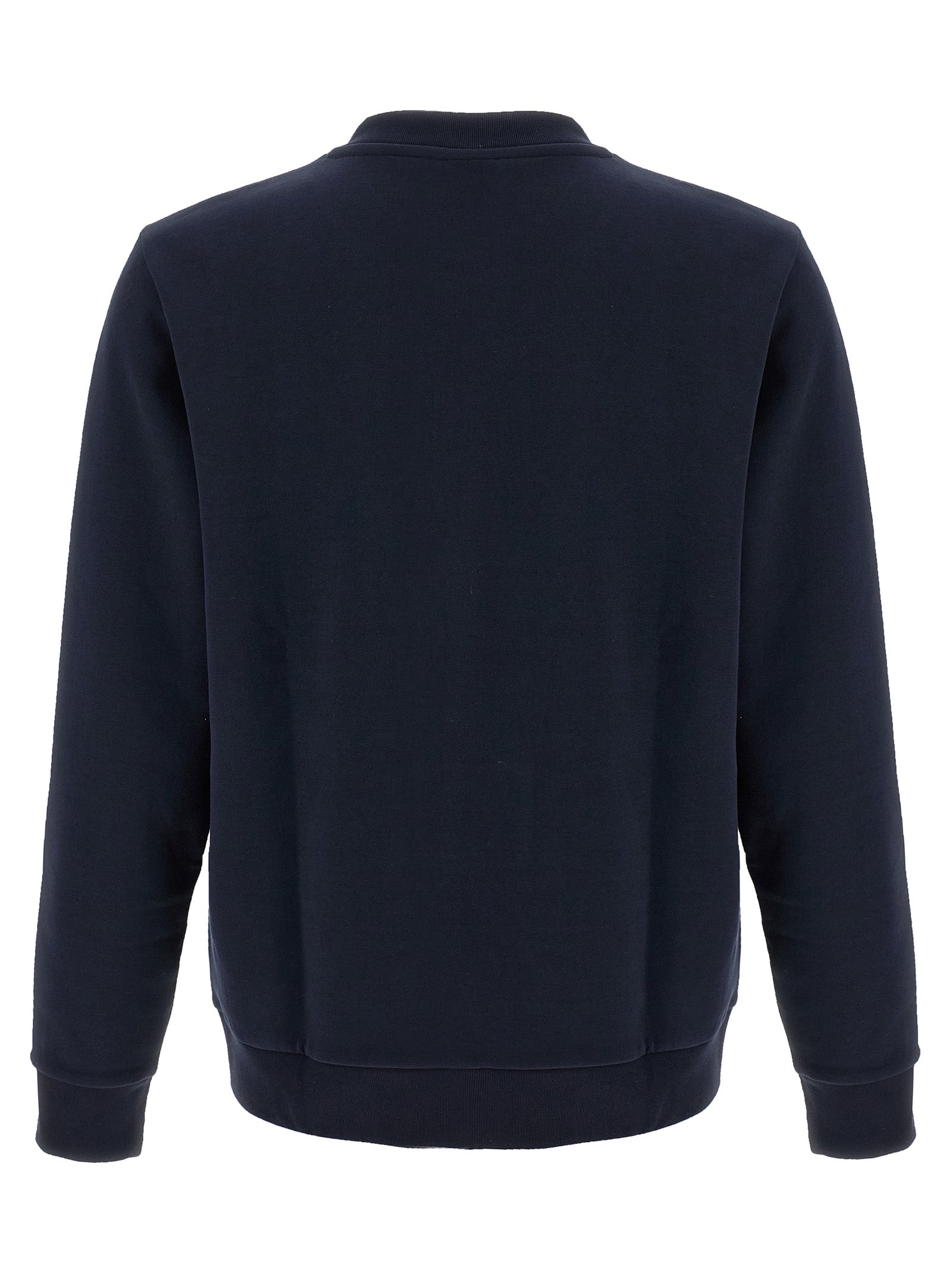 Sweatshirt by Hugo Boss for men in cotton polyester blue features an magnificent silhouette, showcasing a sophisticated crew neckline and detail for a truly magnificent finish.