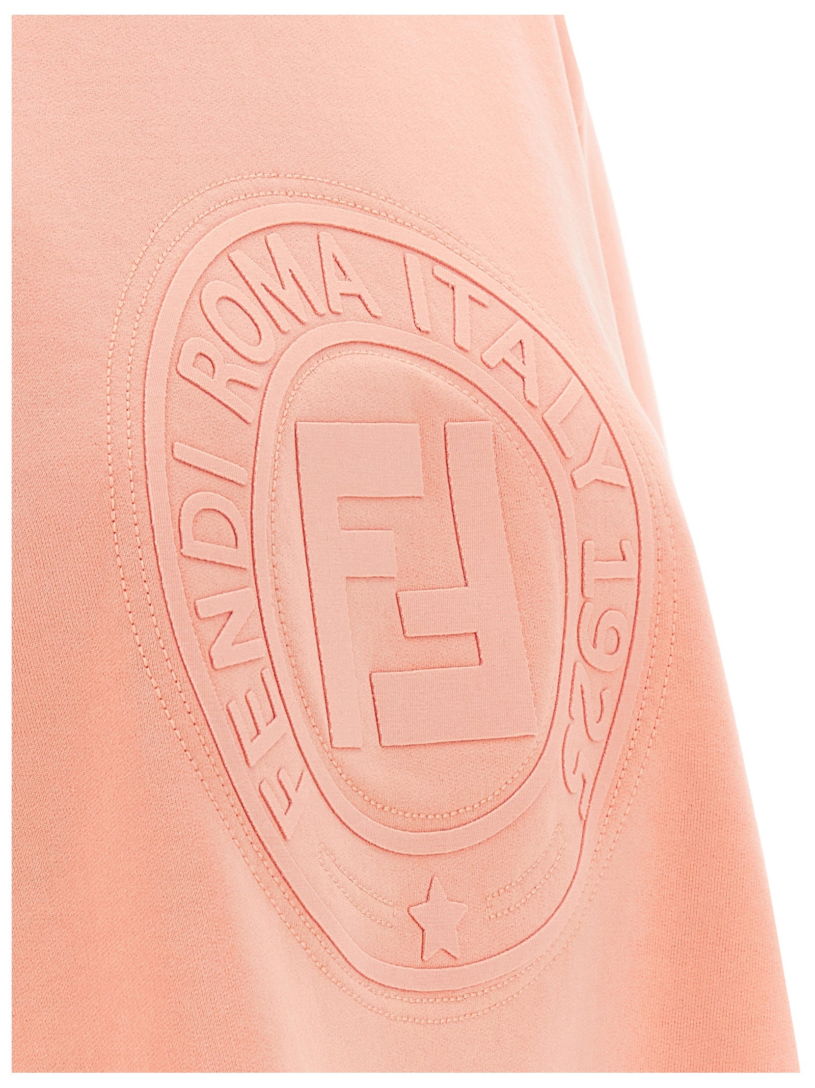 Activewear Sweatshirt by Fendi for women in cotton multicolor & pink showcases a athletic silhouette with sleeves, a athletic , and high-performance for a athletic aesthetic.