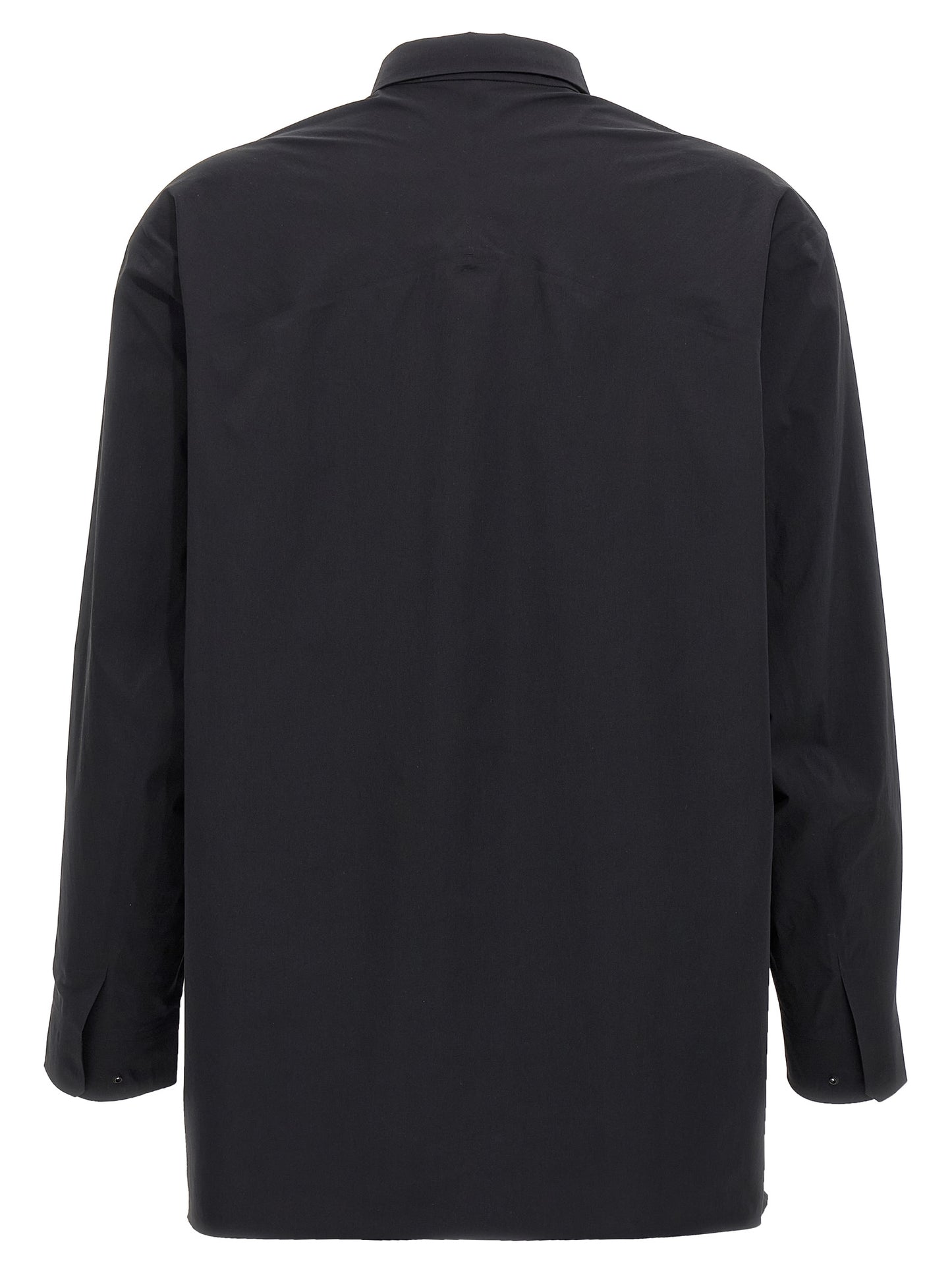 Blouse by Arc'teryx Veilance for women in stretch nylon black, featuring a nuanced and nuanced for a sophisticated finish.