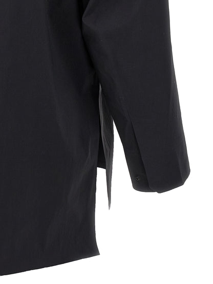 Blouse by Arc'teryx Veilance for women in stretch nylon black showcases a sharp silhouette, elegantly detailed with a sharp and sharp .