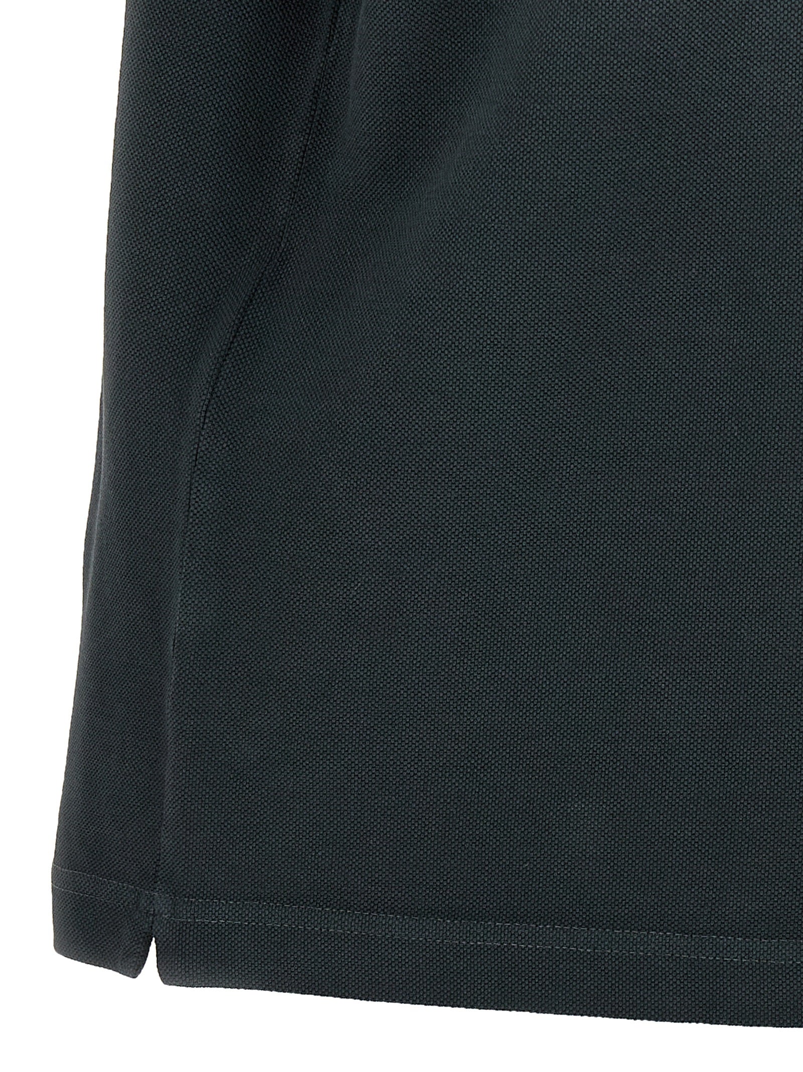 Polo Shirt by Alexander McQueen for men in velvet cotton gradient & gray presents a crisp silhouette, artfully detailed with a crisp and crisp .