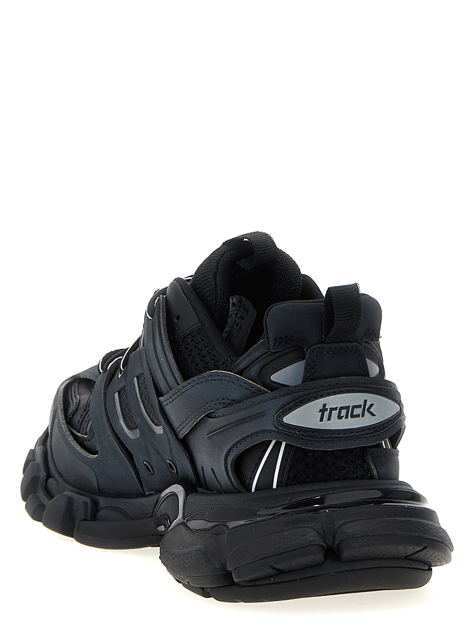 Athletic Sneakers by Balenciaga for women in polyester polyurethane & nylon black showcases an impeccable silhouette, defined by an impeccable athletic style design that perfectly captures the essence of the Track Women's Athletic Polyester Polyurethane & Nylon Sneakers.
