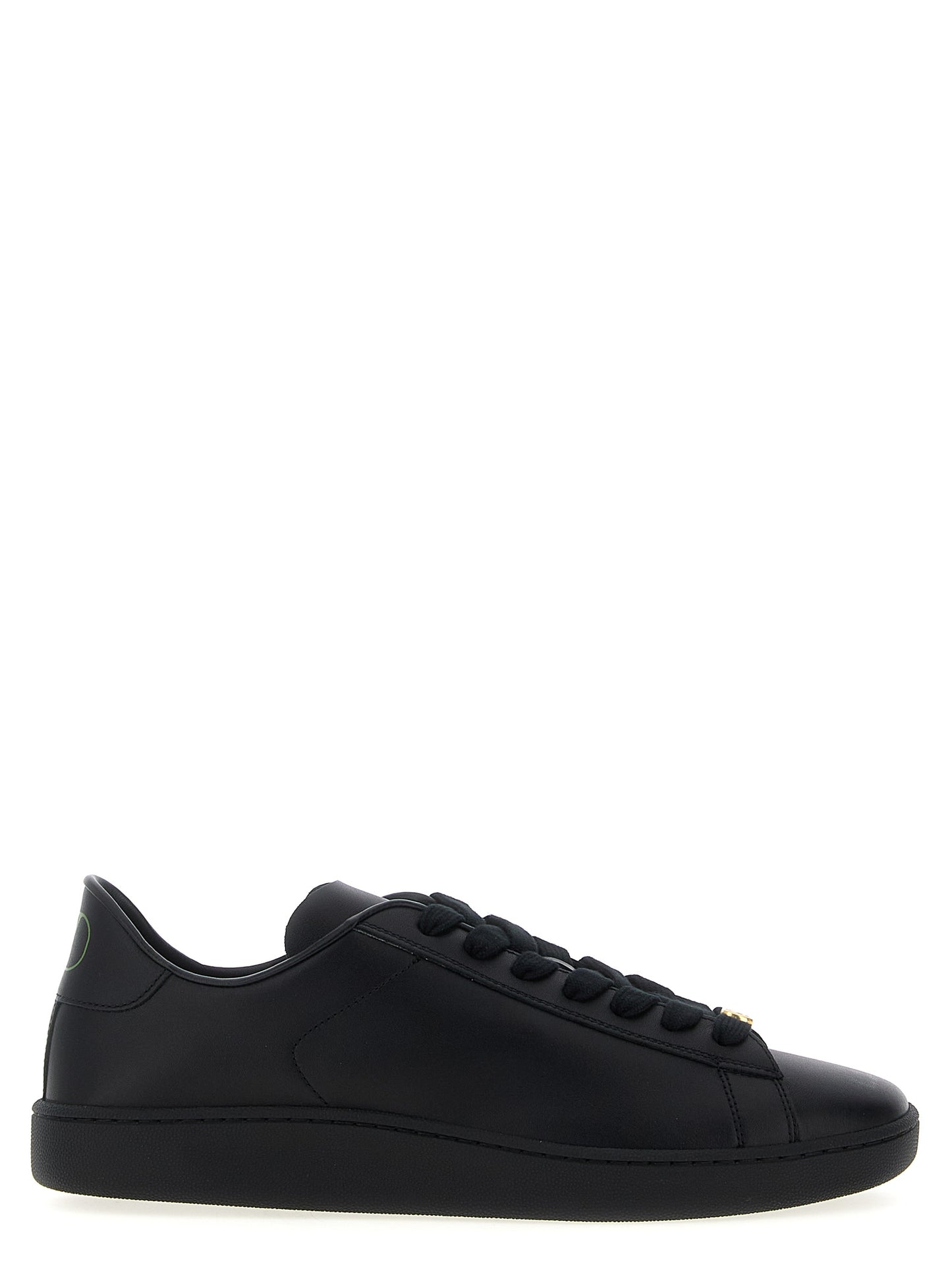 Sneakers by Valentino Garavani for men in calfskin leather black & signature presents a impeccable silhouette as V Logo Men's Low Top Calfskin Leather Sneakers, expertly defined by a impeccable low-top style for a impeccable, high-fashion look.