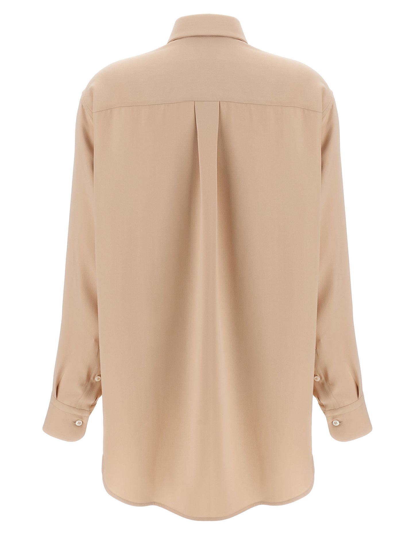 Blouse by Brioni for women in silk multicolor & pink features an architectural silhouette with a refined and elegant for a architectural look.