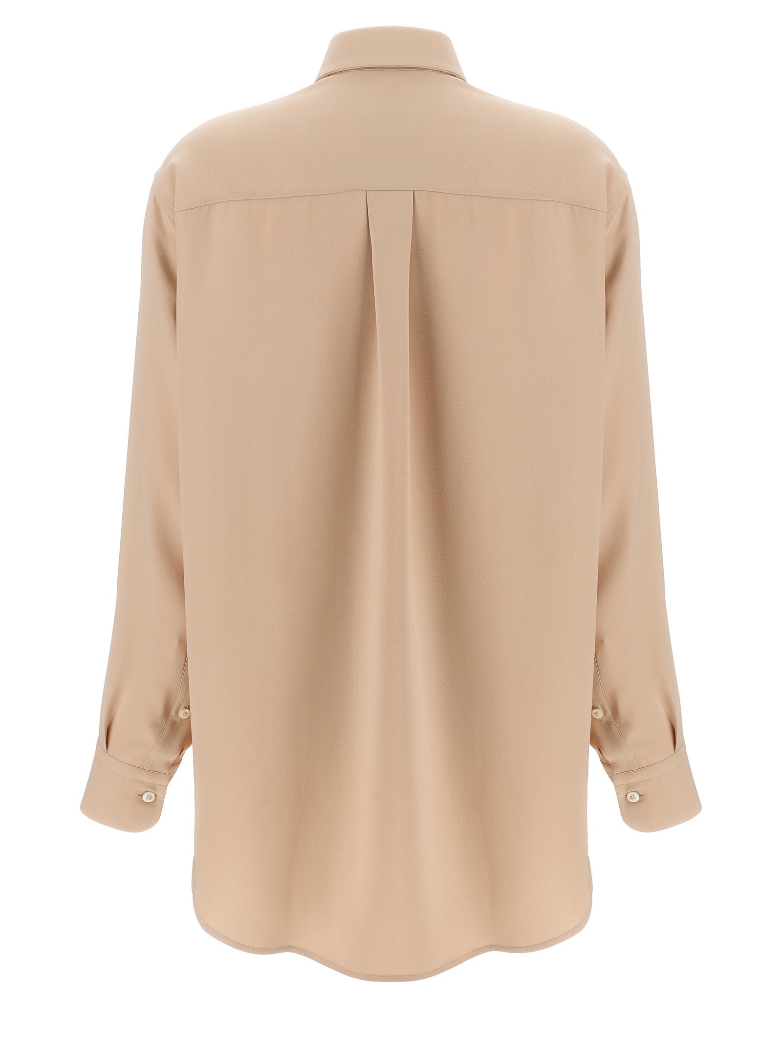 Blouse by Brioni for women in silk multicolor & pink features an architectural silhouette with a refined and elegant for a architectural look.