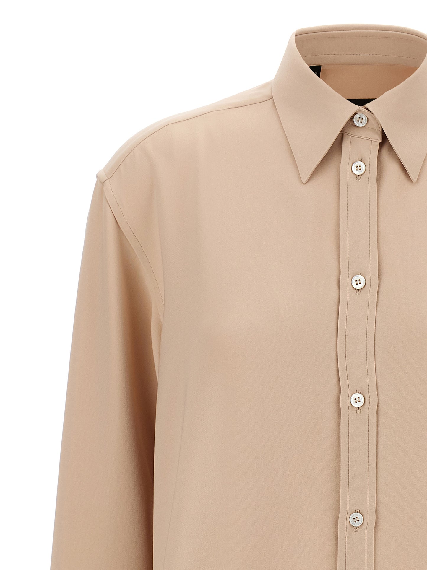 Blouse by Brioni for women in silk multicolor & pink features an polished silhouette, showcasing a sophisticated and detail for a truly polished finish.