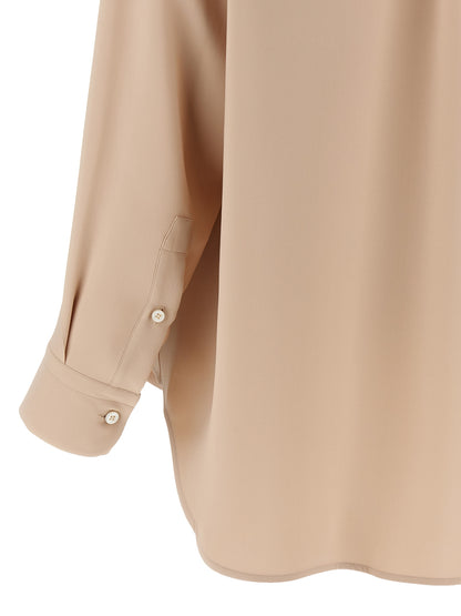 Blouse by Brioni for women in silk multicolor & pink presents a discerning silhouette, showcasing a sophisticated and for a truly discerning finish.