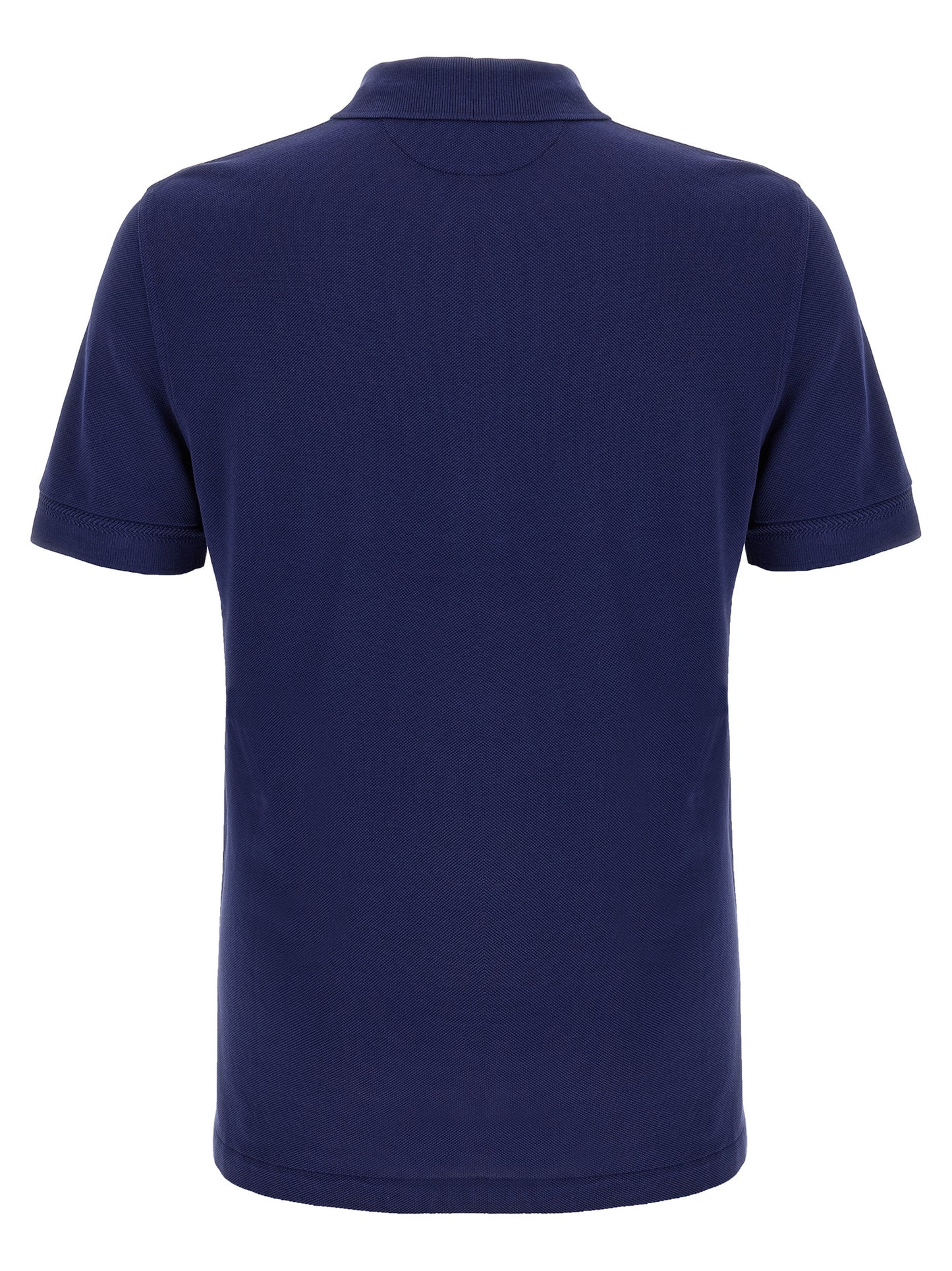 Polo Shirt by Tom Ford for men in lyocell & cotton blue & patterned features a eye catching silhouette, showcasing a refined and for a eye catching finish.