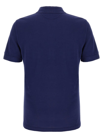 Polo Shirt by Tom Ford for men in lyocell & cotton blue & patterned features a eye catching silhouette, showcasing a refined and for a eye catching finish.