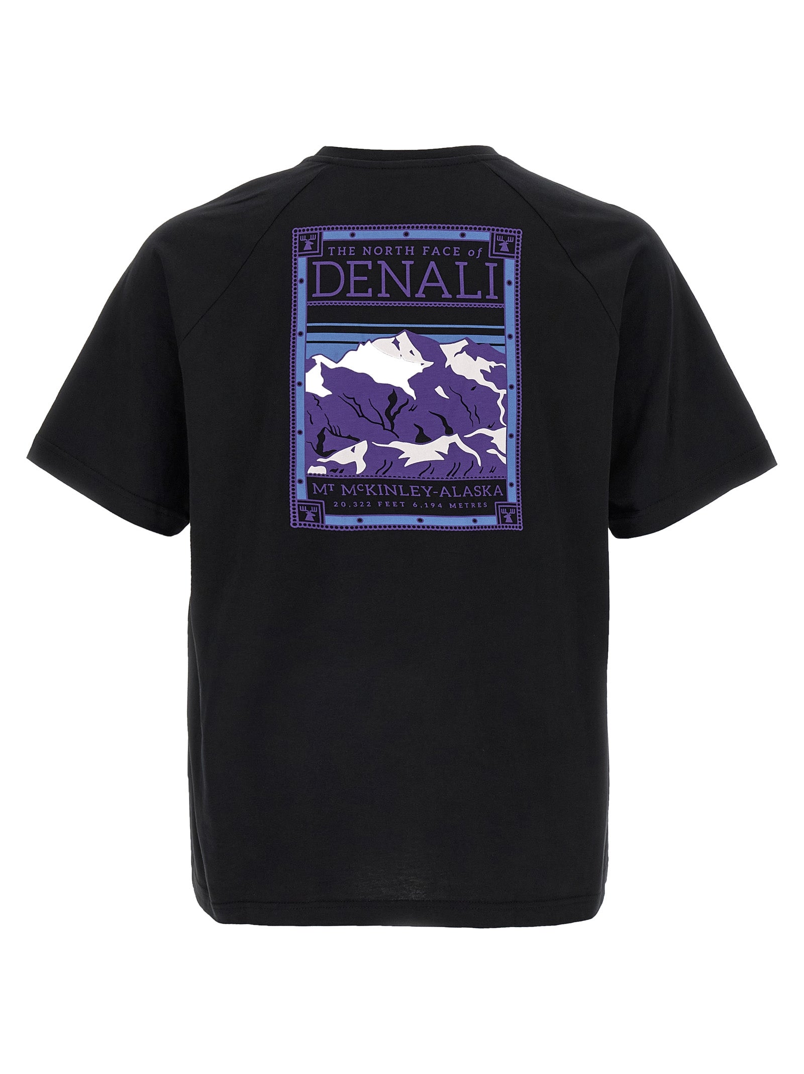 T-Shirt by The North Face for men in cotton black & print features an edgy silhouette, meticulously detailed with a sophisticated and crew neckline for a truly edgy finish.