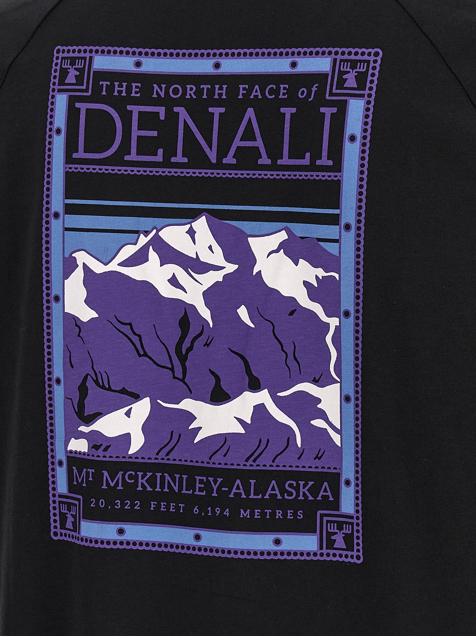 T-Shirt by The North Face for men in cotton black & print showcases a unassuming silhouette, artfully detailed with a refined and unassuming for a sophisticated, contemporary look.