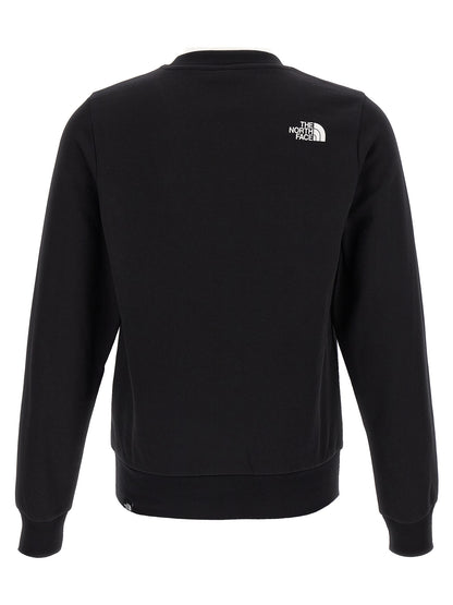 Sweatshirt by The North Face for men in cotton polyester bicolour, black & white showcases a slouchy chic silhouette, artfully detailed with a slouchy chic crew neckline and for a slouchy chic finish.