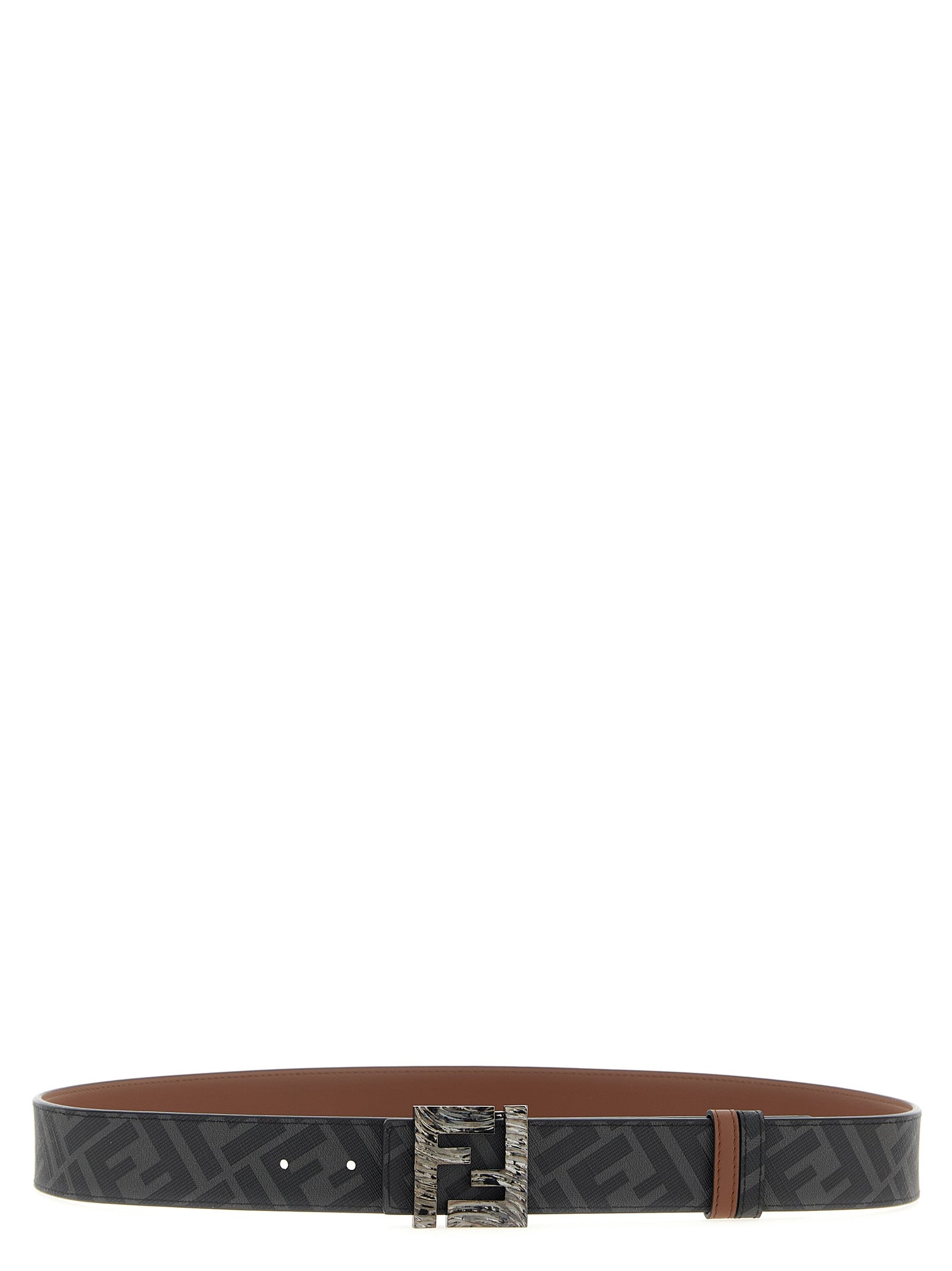 Belt by Fendi for men in canvas & calfskin leather multicolor features an distinguished design, perfectly showcasing the sophisticated craftsmanship of this distinguished Canvas & Calfskin Leather Belt.