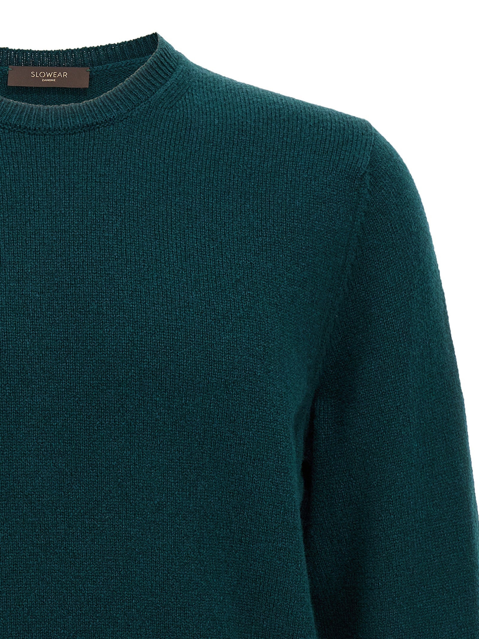 Cardigan by ZANONE for men in virgin wool bicolour & green features an impeccable silhouette, showcasing a sophisticated and detail for a truly impeccable finish.