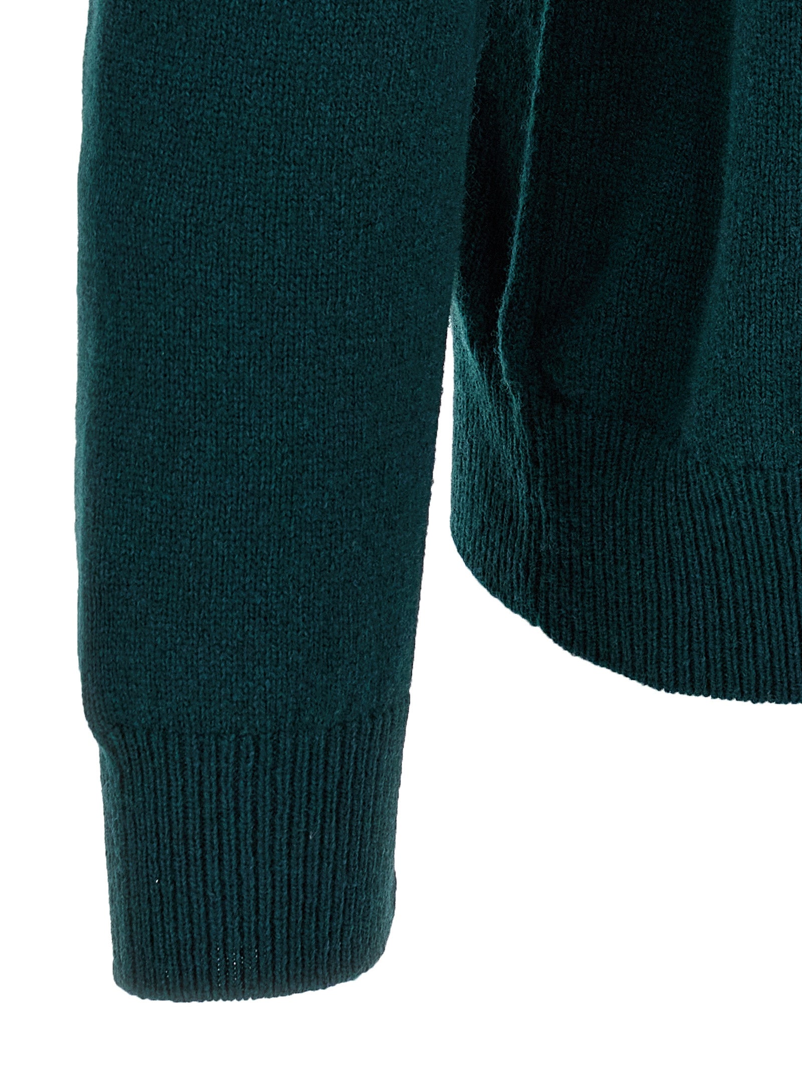 Cardigan by ZANONE for men in virgin wool bicolour & green presents a textural silhouette, artfully finished with a textural and for a sophisticated, textural look.