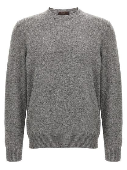 ZANONE Men's Virgin Wool Cardigan - Gray
