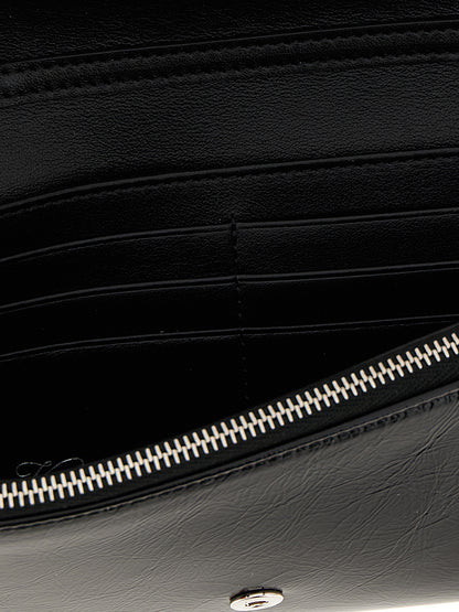 Cardholder Card Case by Roger Vivier for women in calfskin leather black showcases a couture-grade silhouette from the Belle Vivier Calfskin Leather Cardholder Card Case collection, highlighting functional card-organization for a couture-grade finish.
