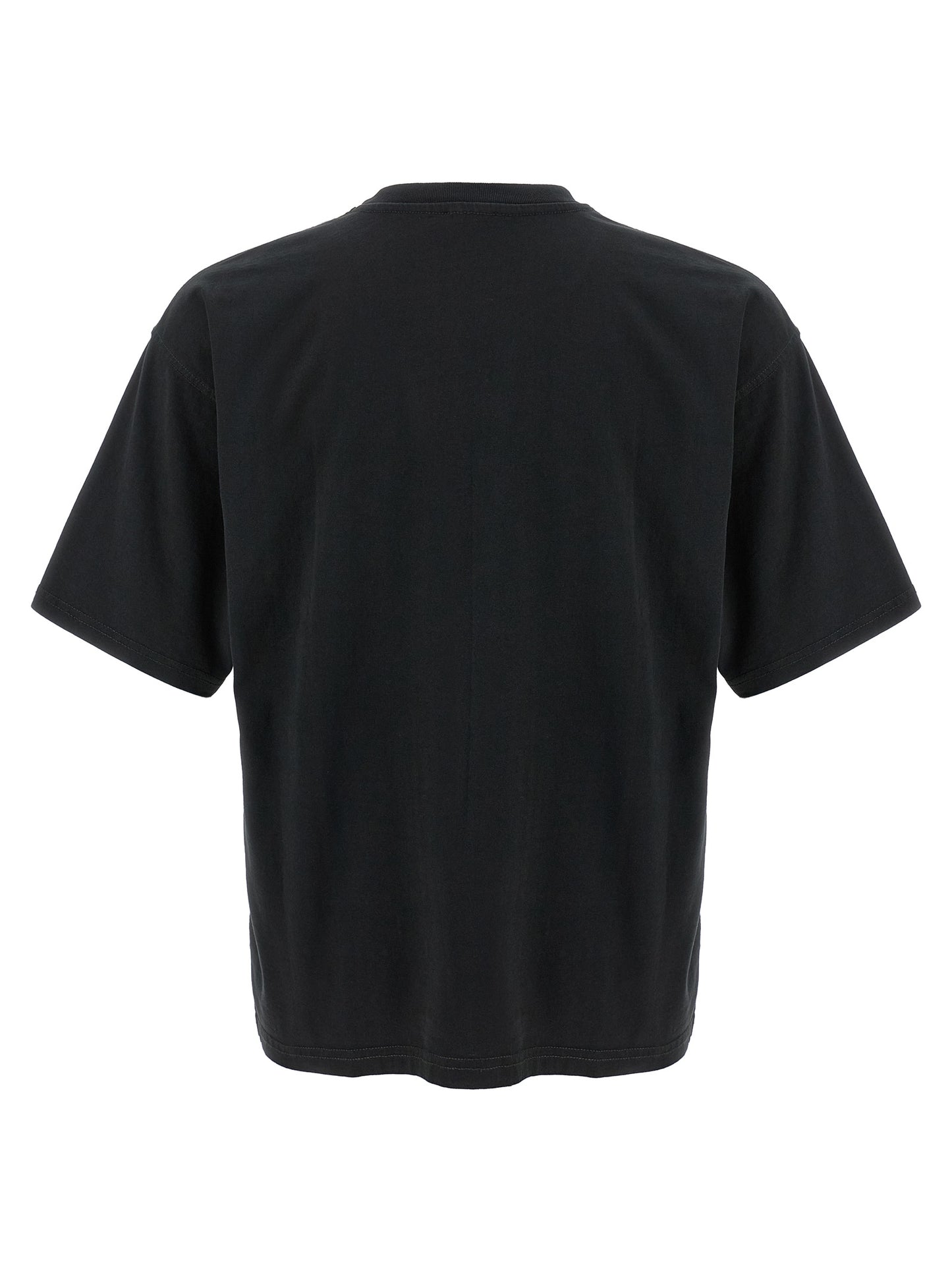 T-Shirt by Diesel for men in cotton black features an edgy silhouette, meticulously detailed with a sophisticated and crew neckline for a truly edgy finish.