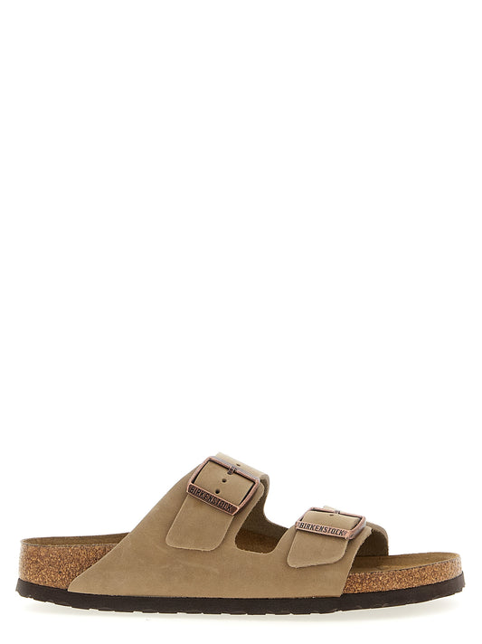 Flat Shoes by Birkenstock for men in eva nubuck leather & cork brown features an effortless chic silhouette, showcasing the Men's EVA Nubuck Leather & Cork Flat Shoes design with an effortless chic flat and a for a effortless chic look.