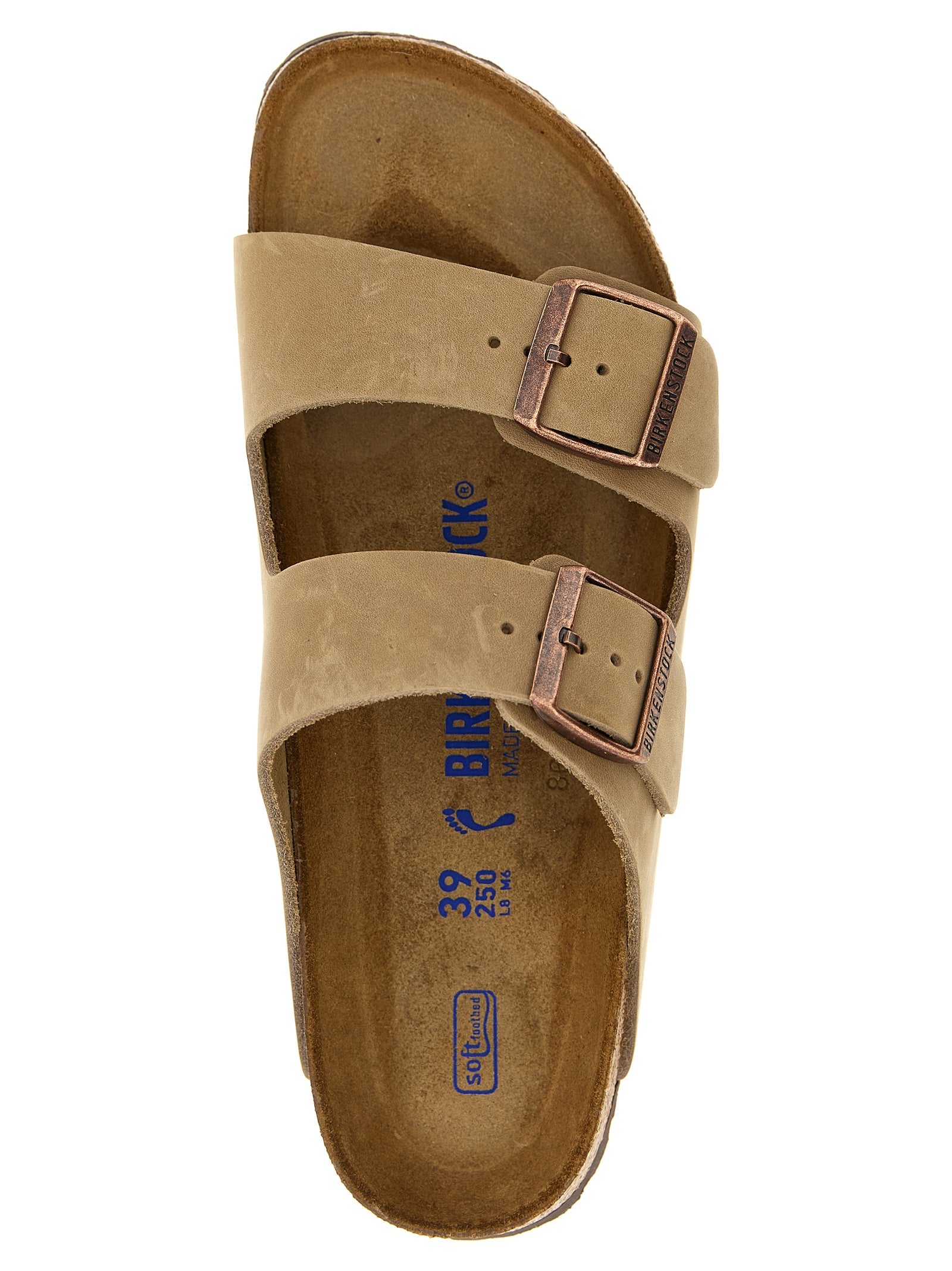 Flat Shoes by Birkenstock for men in eva nubuck leather & cork brown showcases a resplendent Men's EVA Nubuck Leather & Cork Flat Shoes aesthetic, defined by its resplendent and elegant flat.
