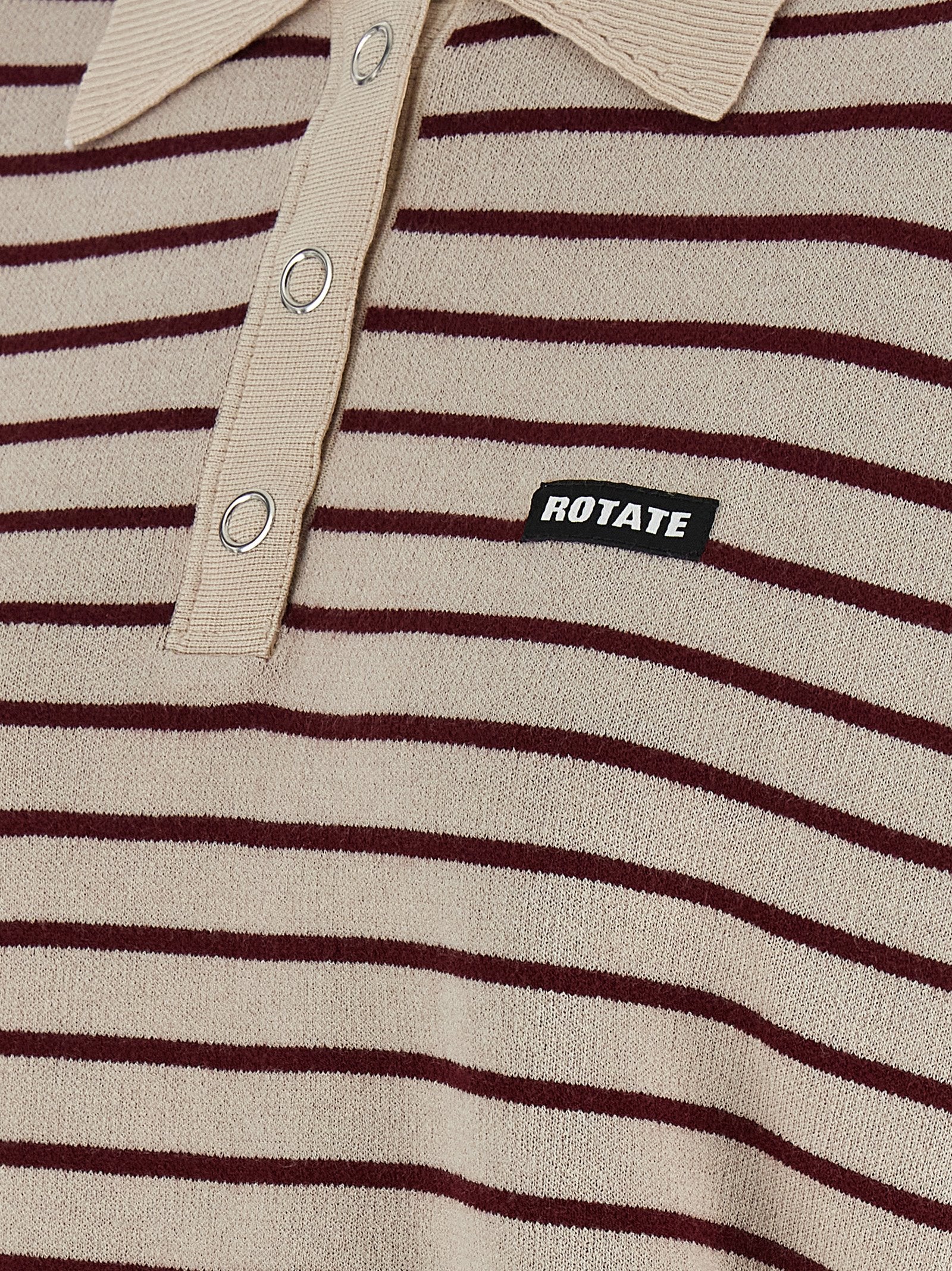 Polo Shirt by ROTATE BIRGER CHRISTENSEN for women in mohair polyester & merino wool multicolor, patterned & striped features a eye catching silhouette, showcasing a refined and for a eye catching finish.