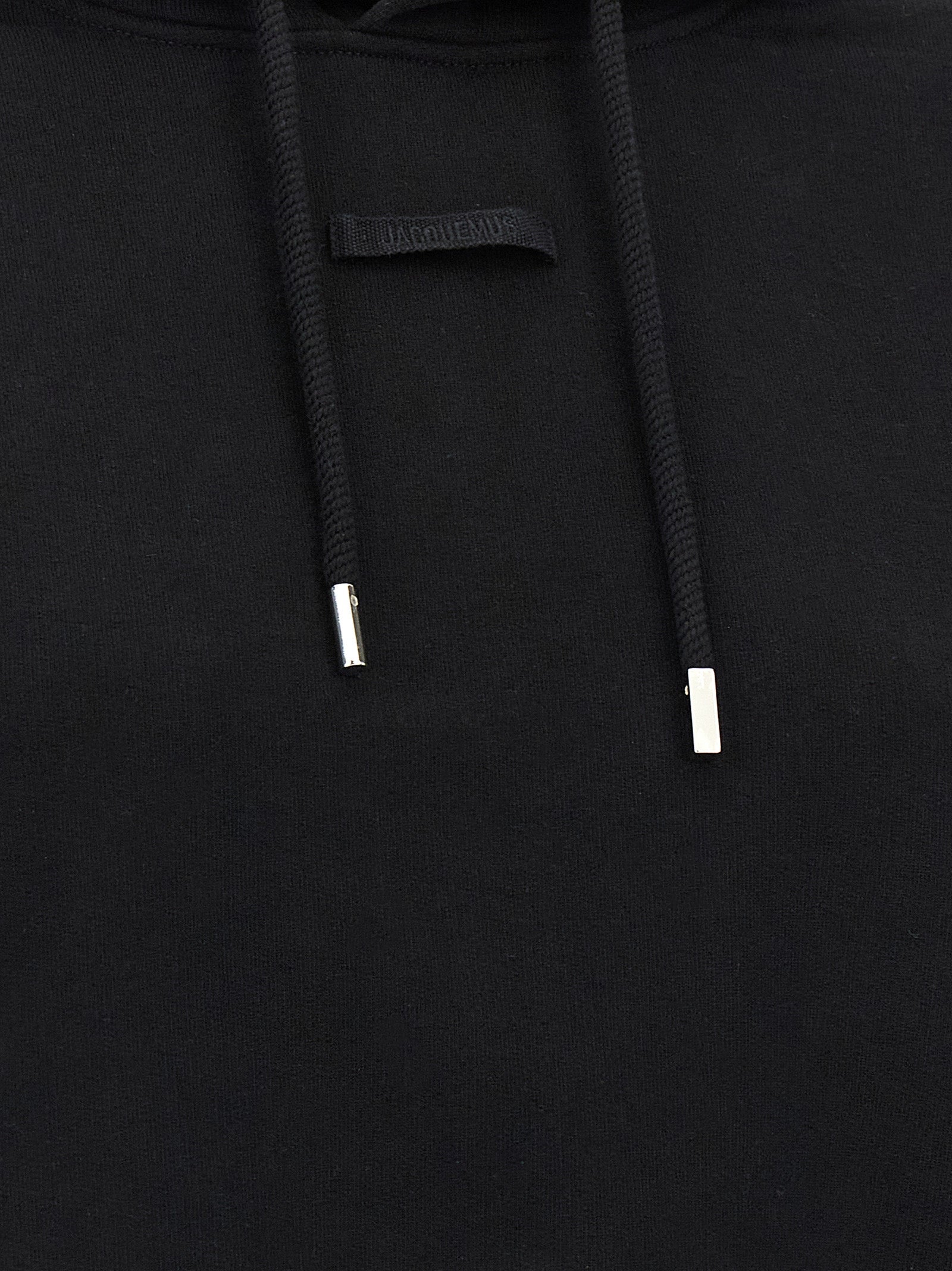 Sweatshirt Hoodie by Jacquemus for women in cotton black features a edgy silhouette, detailed with a edgy and for a refined finish.