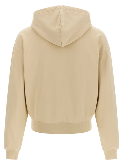 Jacquemus Icon Men's Cotton Sweatshirt Hoodie - Beige