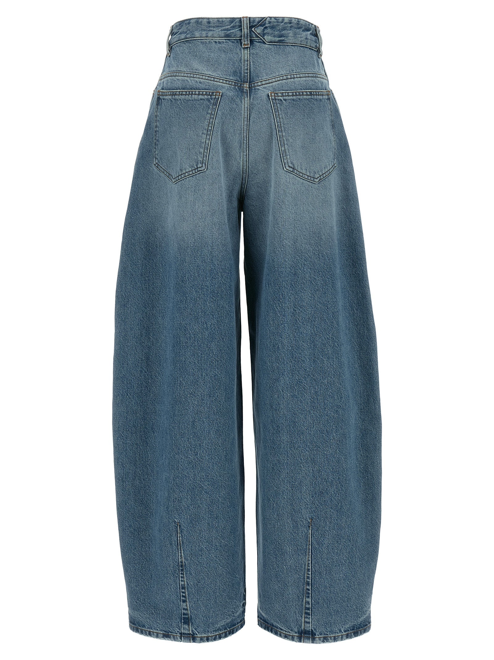 Jeans by Jacquemus for women in denim cotton light-blue features a refined silhouette with a refined , defined by a high rise and a refined long for a refined finish.