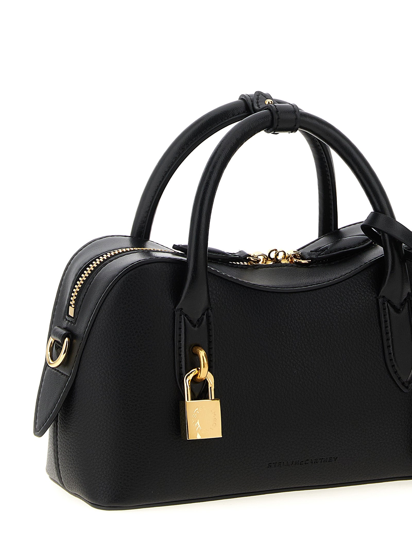 Crossbody Handbag by Stella McCartney for women in polyamide polyurethane leather black showcases a versatile sophistication silhouette, featuring a secure zipper, versatile sophistication , and versatile crossbody-strap, shoulder-strap, adjustable-strap & handle for a versatile sophistication finish.